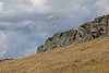 paragliding at Stanage Edge