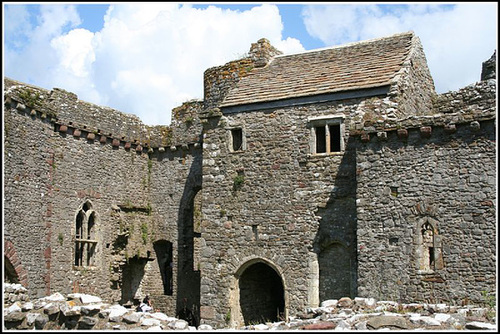 castle courtyard