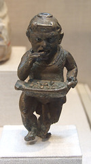 Bronze Statuette of a Grotesque Dwarf with Silver Eyes in the Metropolitan Museum of Art, June 2010