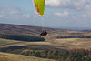 paragliding at Stanage Edge