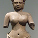 Detail of a Standing Female Deity in the Metropolitan Museum of Art, November 2010