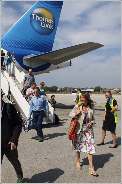 Passengers at Corfu