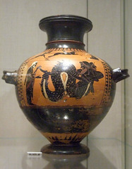 Terracotta Hydria with Herakles Wrestling Triton in the Metropolitan Museum of Art, June 2010