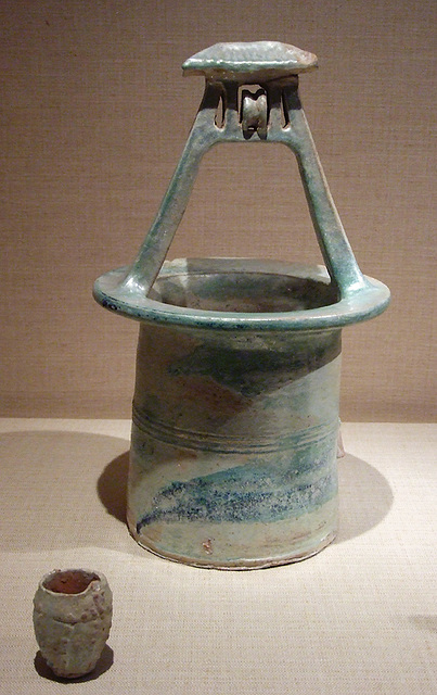 Model of a Wellhead and Bucket in the Metropolitan Museum of Art, April 2009