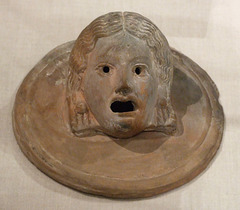 Terracotta Roundel with Theatrical Masks in the Metropolitan Museum of Art, June 2010