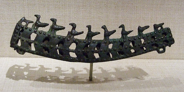 Knife Scabbard with Row of Birds in the Metropolitan Museum of Art, April 2009