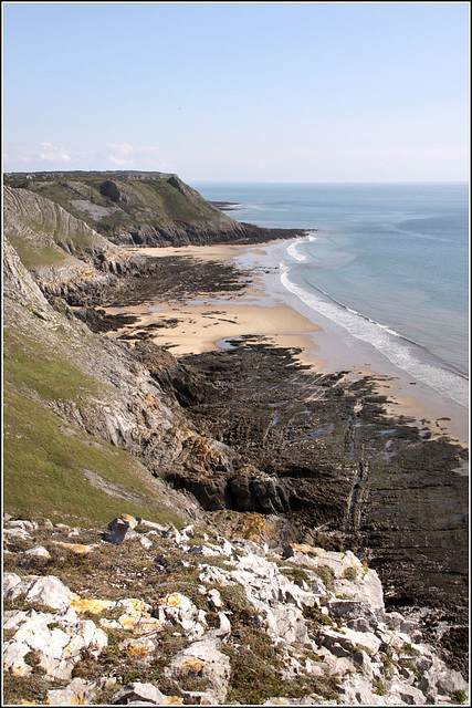 Gower cliffs