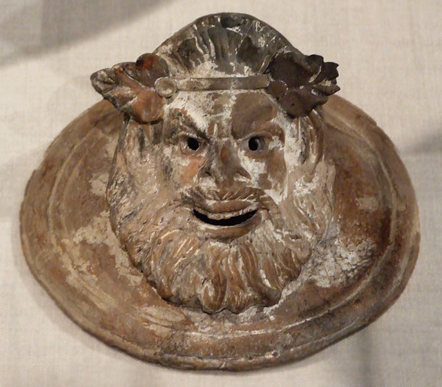 Terracotta Roundel with Theatrical Masks in the Metropolitan Museum of Art, June 2010