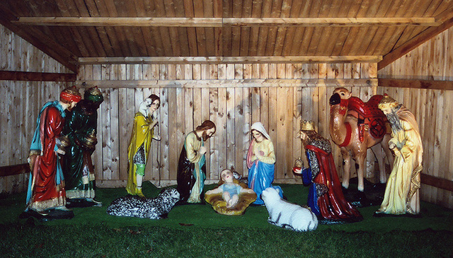 St. Martin's Nativity Set on Christmas Eve, Dec. 2006