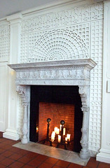 The Fireplace at Amanda and Rob's Wedding, June 2009