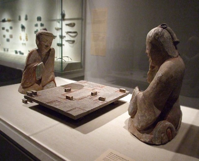 Pair of Seated Figures Playing Liubo in the Metropolitan Museum of Art, February 2008
