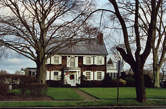 House on Ocean Ave. in Amityville Decorated for Christmas, Dec. 2006