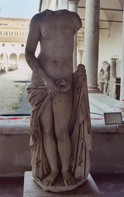 Headless Statue of Venus in the Baths of Diocletian in Rome, 2003