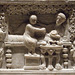 Detail of a Marble Cinerary Chest and Lid in the Metropolitan Museum of Art, March 2010