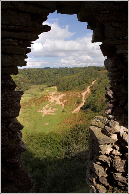 View from castle walls