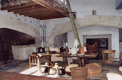 One of the Tudor Kitchens at Hampton Court Palace, 2004