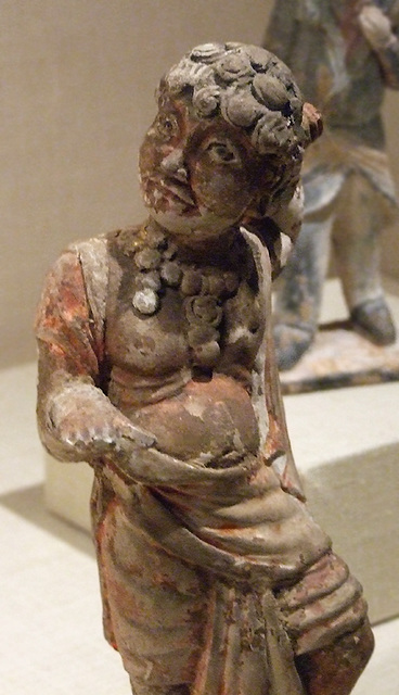 Detail of a Figure of a Foreign Dancer in the Metropolitan Museum of Art, March 2009