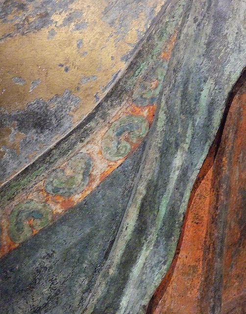 Detail of a Seated Buddha in the Metropolitan Museum of Art, April 2009