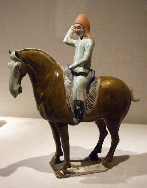 Tang Horse and Rider in the Metropolitan Museum of Art, September 2008