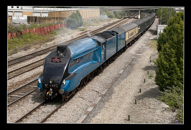 Approaching Cardiff Central