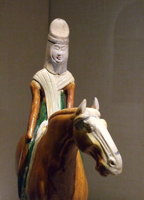 Detail of the Horse and Female Rider in the Metropolitan Museum of Art, September 2008