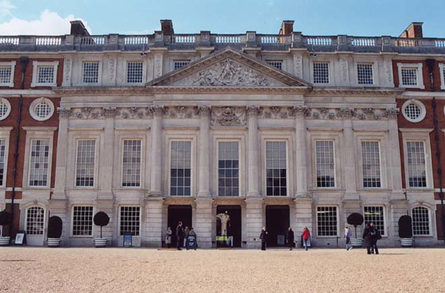 Hampton Court Palace Stone Facade of the East Front, 2004