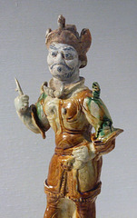 Detail of a Figure of a Tomb Guardian in the Metropolitan Museum of Art, July 2010
