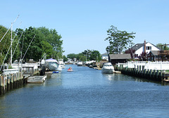 Canal near the Parkside Cafe in Seaford, May 2010