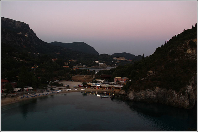 Paleokastritsa night Paleokastritsa night