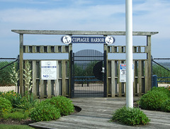 Entrance to the Private Beach in Copiague Harbor, June 2011