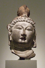 Head of a Bodhisattva in the Metropolitan Museum of Art, January 2009