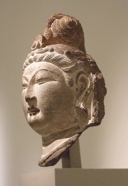 Head of a Bodhisattva in the Metropolitan Museum of Art, January 2009