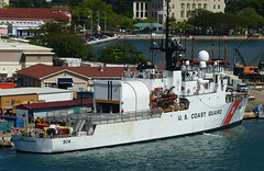 USCGC Northland (WMEC 904) at San Juan (2) - 29 January 2014