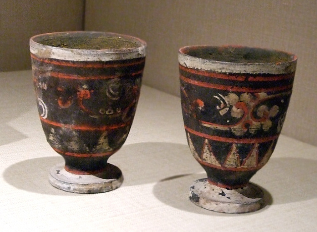 Pair of Goblets from the Han Dynasty in the Metropolitan Museum of Art, March 2009