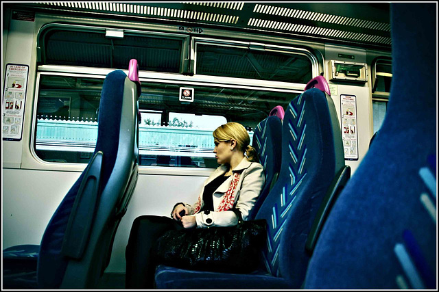 The girl on the train