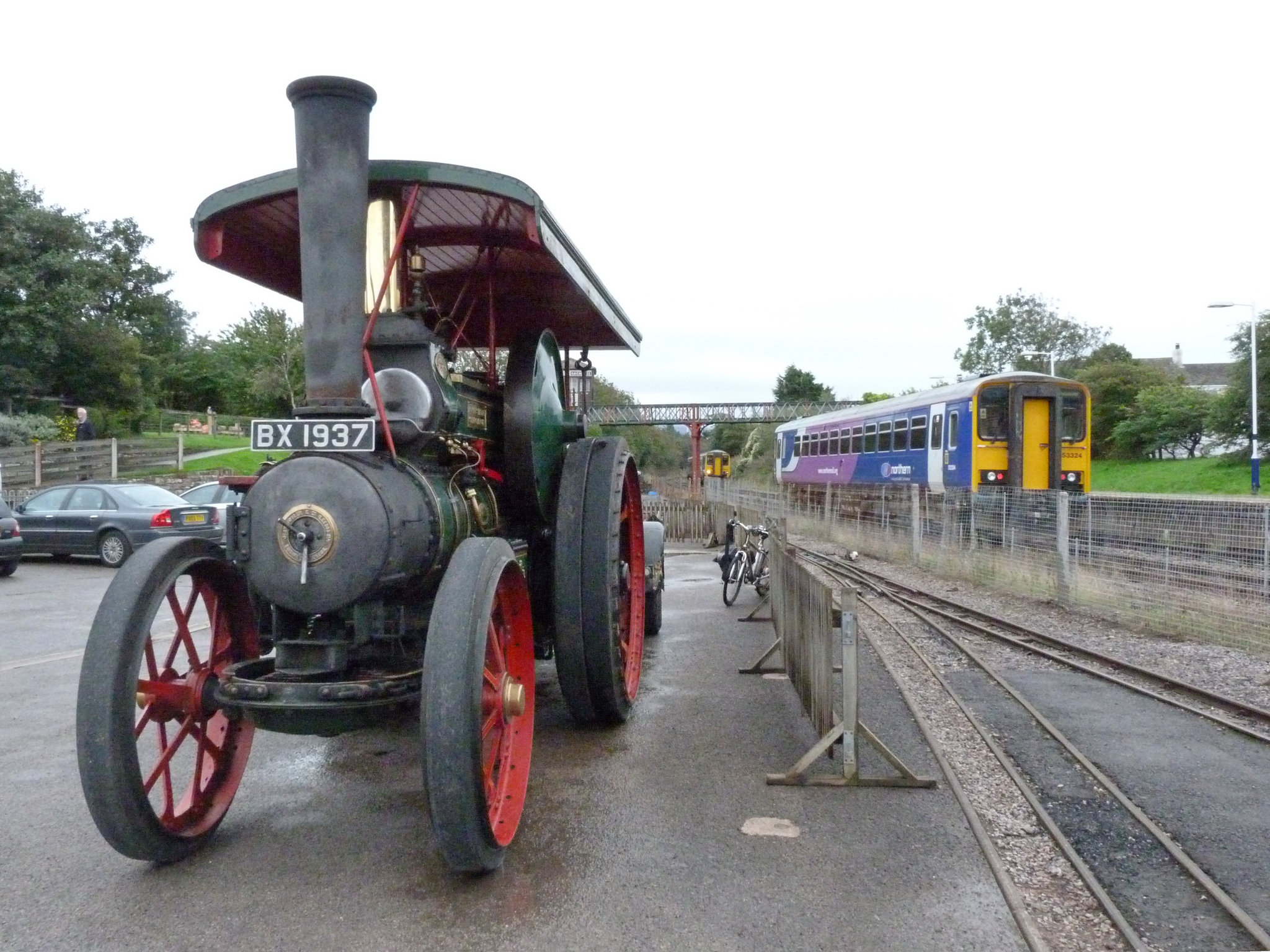 Steam and diesel at Ravenglass