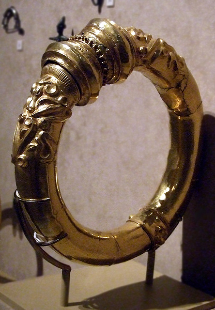 Thick Gold Celtic Torque in the Metropolitan Museum of Art, August 2007