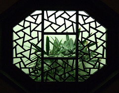 Window in the Chinese Garden in the Metropolitan Museum of Art, February 2008