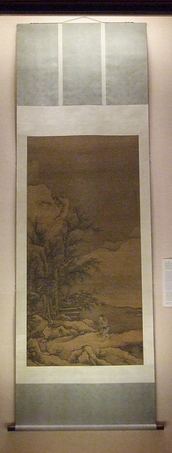 "Returning Home Through the Snow" Hanging Scroll by Dai Jin in the Metropolitan Museum of Art, April 2009