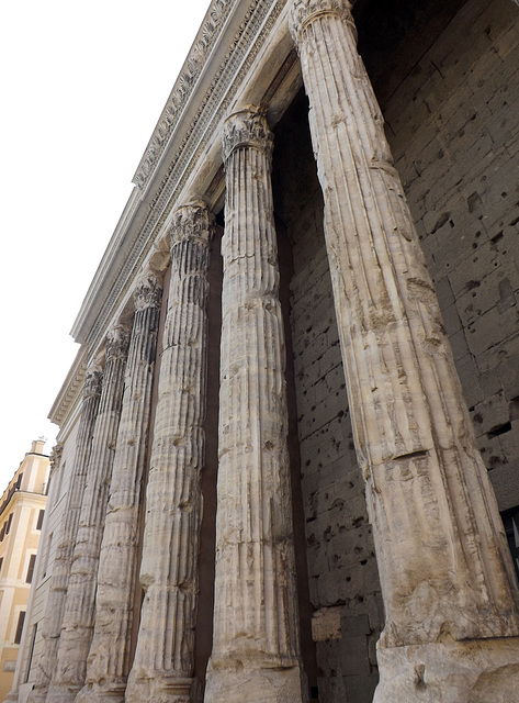 The Temple of Hadrian in Rome, July 2012