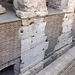 Detail of the Substructure of the Temple of Hadrian in Rome, July 2012