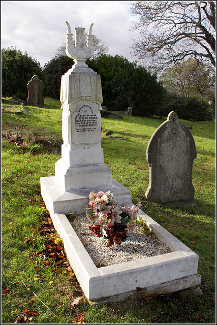 Joseph Parry's grave