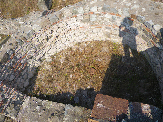 Romulianum : Abside du vestibule des thermes.