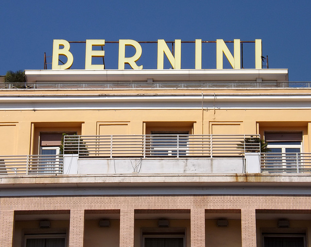 Bernini Hotel in Piazza Barberini in Rome, June 2012