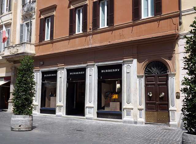 Burberry in Rome, July 2012