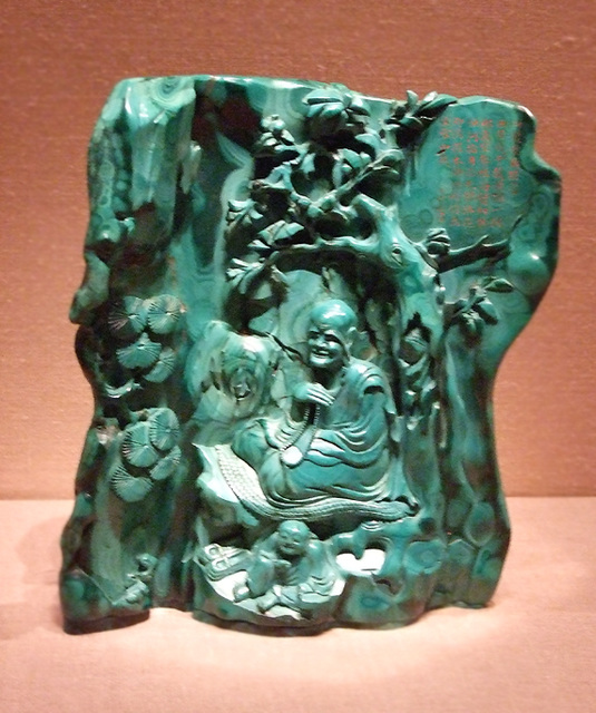 Seated Luohan (Arhat) in a Grotto in the Metropolitan Museum of Art, March 2009