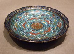 Cloisonne Plate in the Metropolitan Museum of Art, March 2009