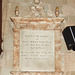 Memorial to William Baley Cant, Saint Michael's Church, Kirk Langley, Derbyshire