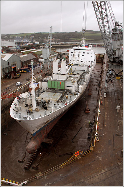 Dry docked