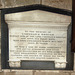 Memorial to Cornelius Brough, Saint Michael's Church, Kirk Langley, Derbyshire